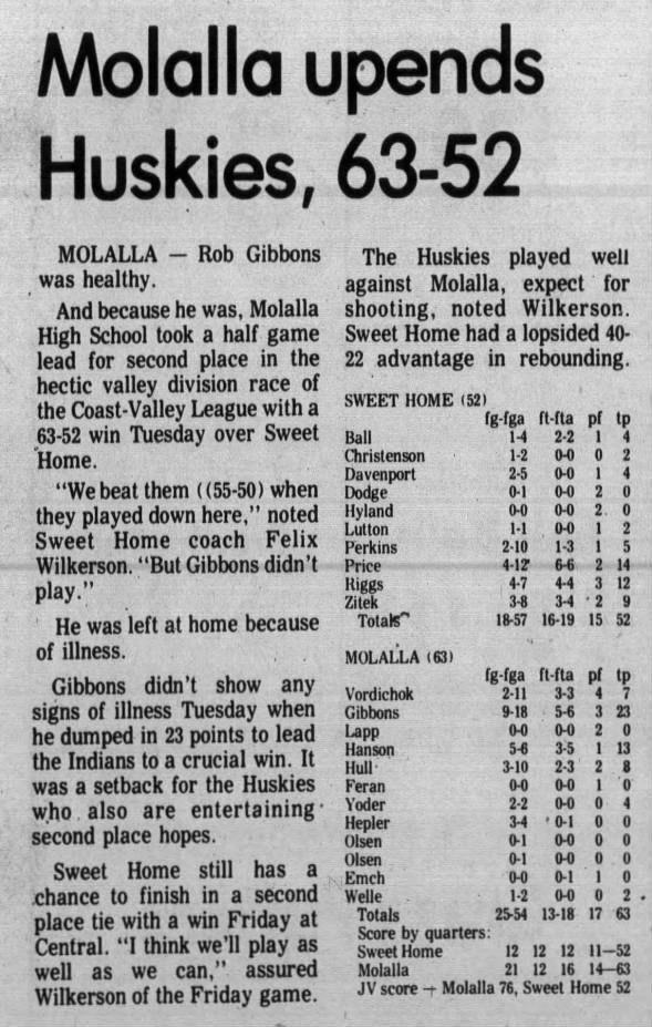 Clipping from Albany Democrat-Herald